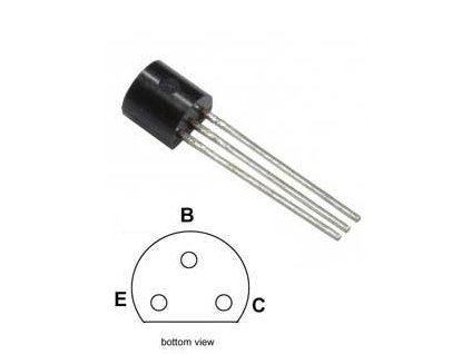 KC308  P UNI 30V/0,1A 0,3W (ß=120-800) /BC308/