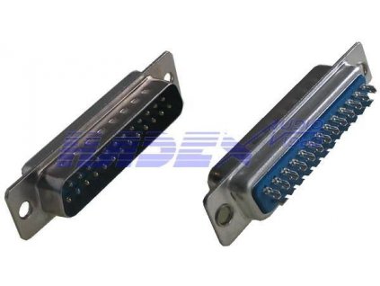 D-SUB  25pin, konektor přímý
