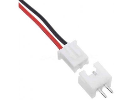 Konektor JST-XH 2pin + kabel 20cm + zdířka JST-XH 2pin