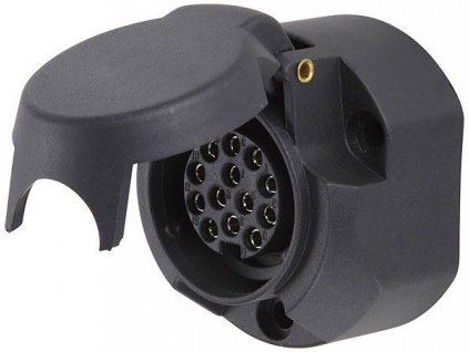 Zásuvka k přívěsu 13p plastová