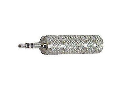 Redukce JACK 3,5 stereo/JACK 6,3 st.zdířka kovové