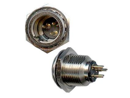 XLR mini konektor 3P na panel