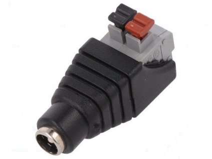 Napájecí DC zdířka 2,1mm s pružinovou svorkou