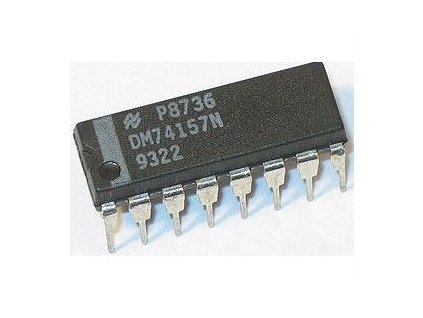 74157 - 2x 2vst.selektor dat/multiplexer DIP16 /SN74157N/