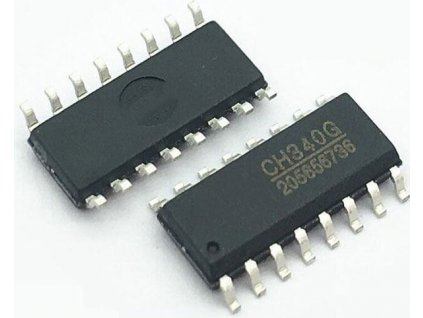 CH340G - převodník USB, UART, SOP16