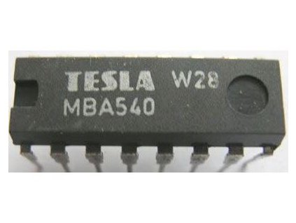 MBA540 - referenční obvod PAL, DIL16