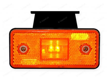 Poziční světlo W17D (101KZ) boční oranžové, LED