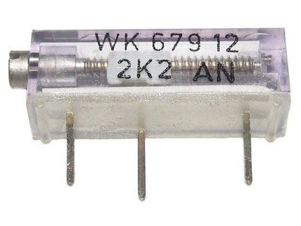 330k - WK67912, trimr cermetový 16 otáček, 19x5,2x7mm