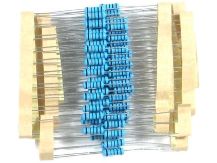 180k 0309, rezistor 0,5W metaloxid, 1%, balení 100ks