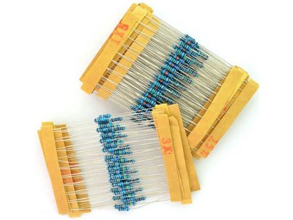 68k 0207, rezistor 0,25W metaloxid, 1%, balení 100ks