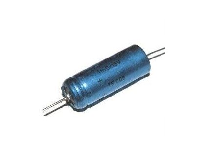 1000u/16V TF008, elektrolyt.kondenzátor axiální