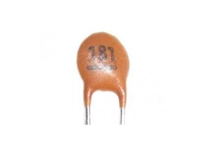 180pF/50V SUNTAN,RM=2,54, keramický kondenzátor
