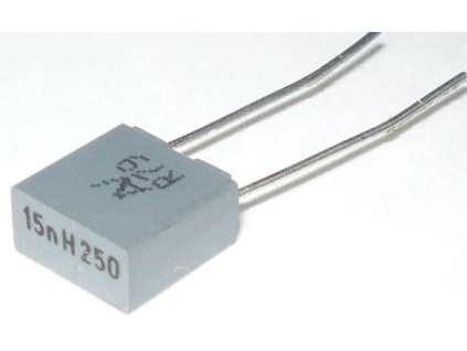 15n/250V MKT RM5 /~TC351/, svitkový kondenzátor radiální, RM=5mm