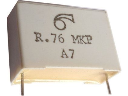 1u/250V MKP, svitkový kondenzátor radiální RM=28mm