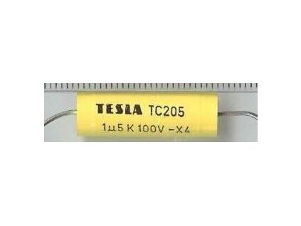 1u5/100V TC205, svitkový kondenzátor