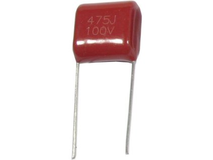 4u7/100V CL21X, svitkový kondenzátor polyester