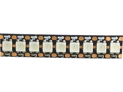 LED pásek RGB digitální 5V WS2812, 144x LED5050/m, IP20, modul 1m