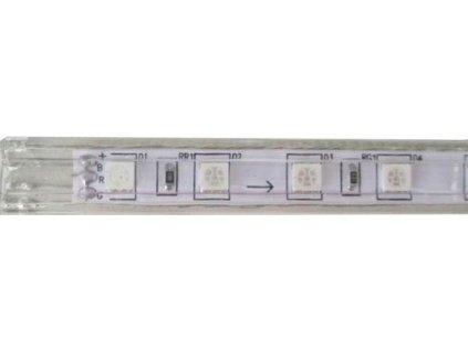 LED pásek 230V RGB, 60xLED5050/m, IP65, modul 1m