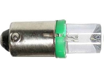 Žárovka LED-1x Ba9S 12V/0,25W zelená