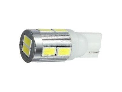 Žárovka LED T10 12V/4W bílá, 10xSMD5630