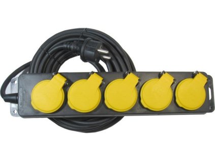 Prodlužovací přívod 20m-5x16A,3x1,5mm2, guma