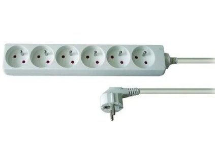 Prodlužovací přívod 5m-6x10A,3x1mm2