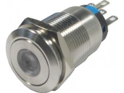 Přepínač OFF-ON LA19-AJS 250V/5A, bílé prosvětlení 12V