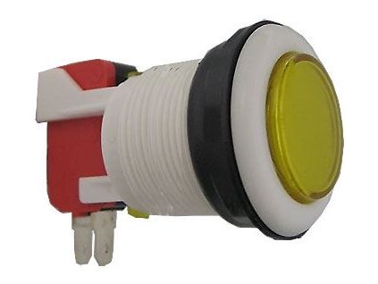 Tlačítko PBS-29 ON-(ON) 1p.250V/10A žluté