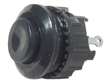 Tlačítko DS-501, ON-(OFF) 125V/1A černé rozpínací