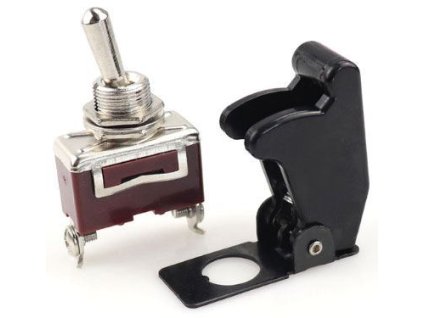 Kryt výklopný na páčkový vypínač černý