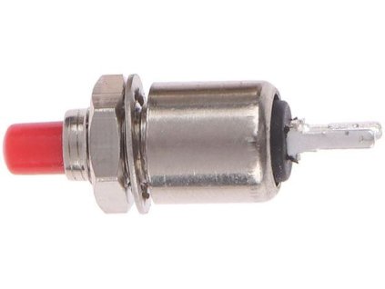 Tlačítko DS-402, OFF-(ON) 1pol.125V/0,5A červené