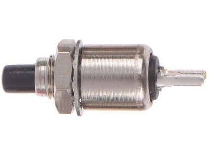 Tlačítko DS-402, OFF-(ON) 1pol.125V/0,5A černé