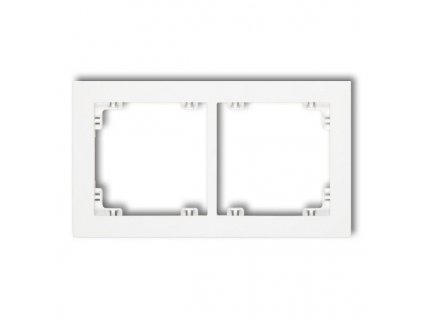 Rámeček dvojnásobný, bílý, DECO Karlik