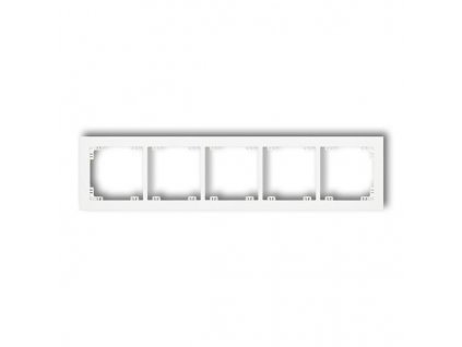 Rámeček pětinásobný, bílý, DECO Karlik