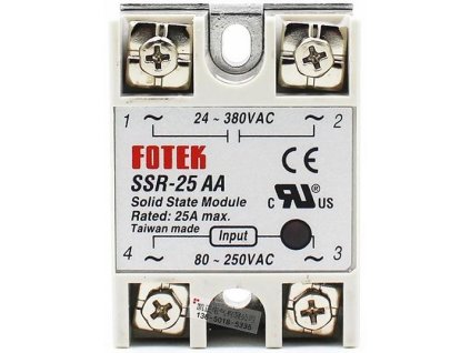 Bezkontaktní relé SSR-25AA, 24-380VAC