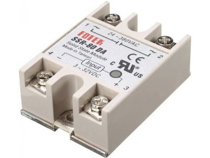 Bezkontaktní relé SSR-80DA, 24-380VAC