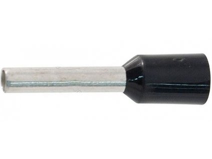 Dutinka pro kabel 1,5mm2 černá (E1510), balení 100ks