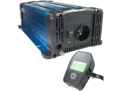 Měnič napětí 12V/230V 1000W FS1000, čistá sinusovka, D.O. drátové