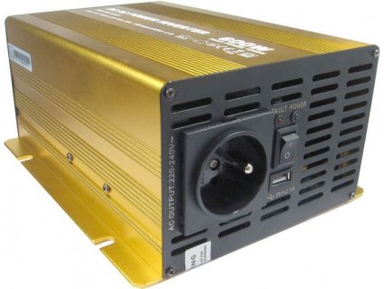 Měnič napětí 24V/230V 600W, Soluowill NP600, čistá sinusovka