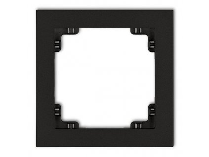 Rámeček jednonásobný, černý mat, DECO Karlik