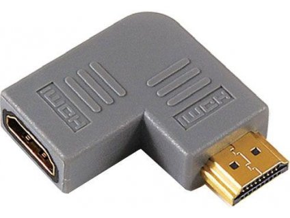 Redukce HDMI(A) zdířka-HDMI(A) konektor úhlová