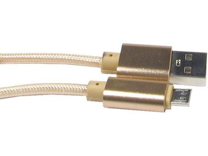 Kabel USB 2.0 konektor USB A / Micro-USB 25cm