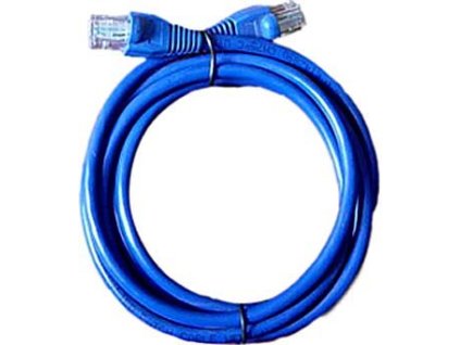 UTP kabel Patch RJ45 10m modrý cat5e
