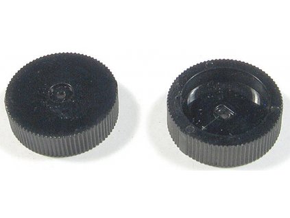 Přístrojový knoflík 22x6mm na hřídel 4mm