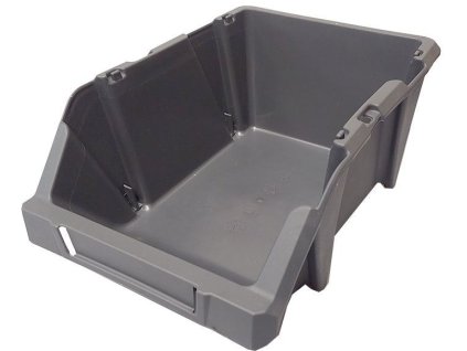 Stohovací bedna plastová KPA25, 184x304x129mm, šedá