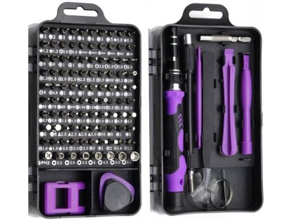 Sada šroubováků a nástrojů pro opravu mobilů a hodinek