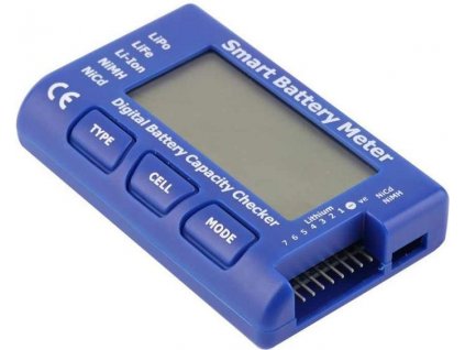 Chytrý tester článků a baterií NiMH, LiPol,LiIon,LiFe 5 in 1