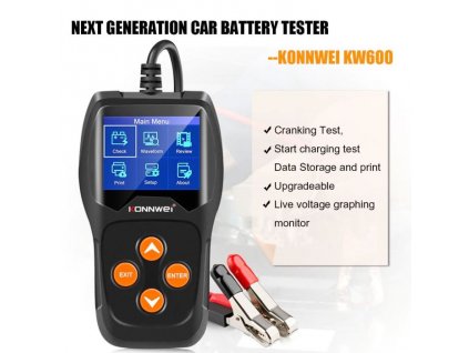 Tester akumulátorů KONNWEI KW600