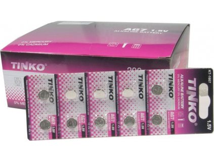 Baterie TINKO LR48(AG5,LR754,393) alkalická, balení 200ks, DOPROD