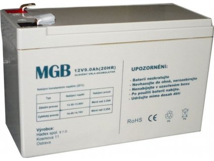 Pb akumulátor MGB VRLA AGM 12V/9Ah